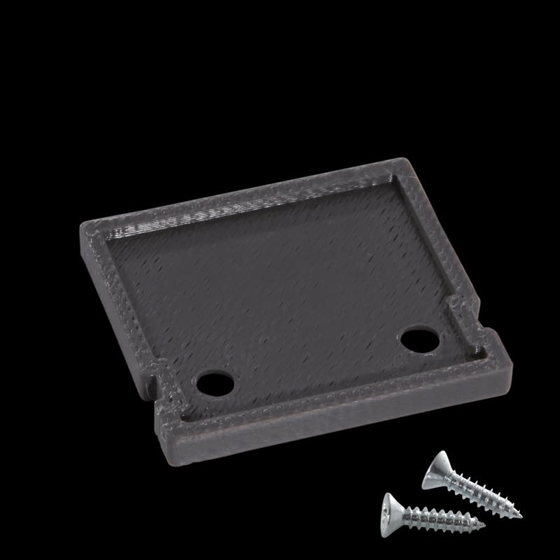 Ändstycke ABS Flat Grå - PROLED | Bellalite Ändstycke ABS Flat Grå - PROLED | Bellalite