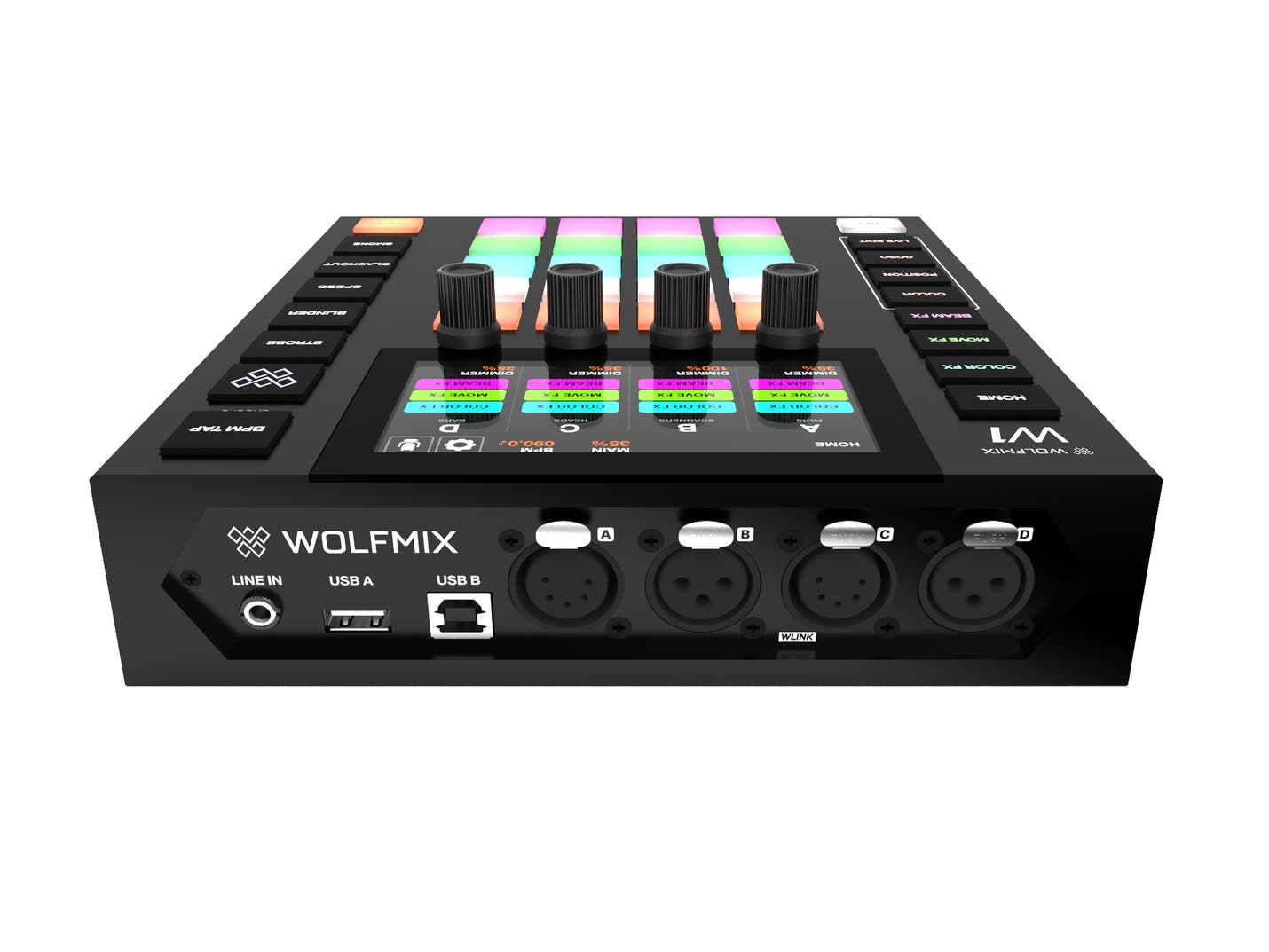 WOLFMIX W1-MK2 Standalone DMX Performance Controller - Wolfmix | Bellalite WOLFMIX W1-MK2 Standalone DMX Performance Controller - Wolfmix | Bellalite