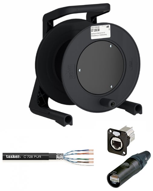 Tasker Kabelvinda CAT6 Neutrik Chassi Outdoor - Tasker | Bellalite Tasker Kabelvinda CAT6 Neutrik Chassi Outdoor - Tasker | Bellalite