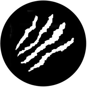 Gouges Metallgobo, (50mm/38mm) - Rosco | Bellalite Gouges Metallgobo, (50mm/38mm) - Rosco | Bellalite