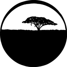 Serengeti Sun Metallgobo, B-Size (86mm) - Rosco | Bellalite Serengeti Sun Metallgobo, B-Size (86mm) - Rosco | Bellalite