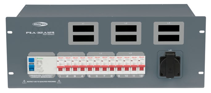 Elcentral, Power Distribution PSA-32A12S - Showgear | Bellalite Elcentral, Power Distribution PSA-32A12S - Showgear | Bellalite