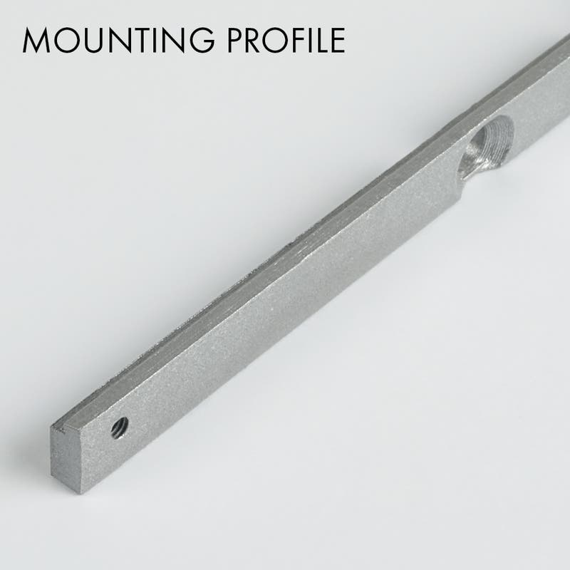 Monteringsprofil Gallery, per meter Alu - PROLED | Bellalite Monteringsprofil Gallery, per meter Alu - PROLED | Bellalite