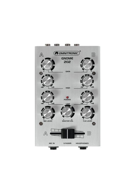 Ljudmixer GNOME-202 Mini Mixer - Omnitronic | Bellalite Ljudmixer GNOME-202 Mini Mixer - Omnitronic | Bellalite