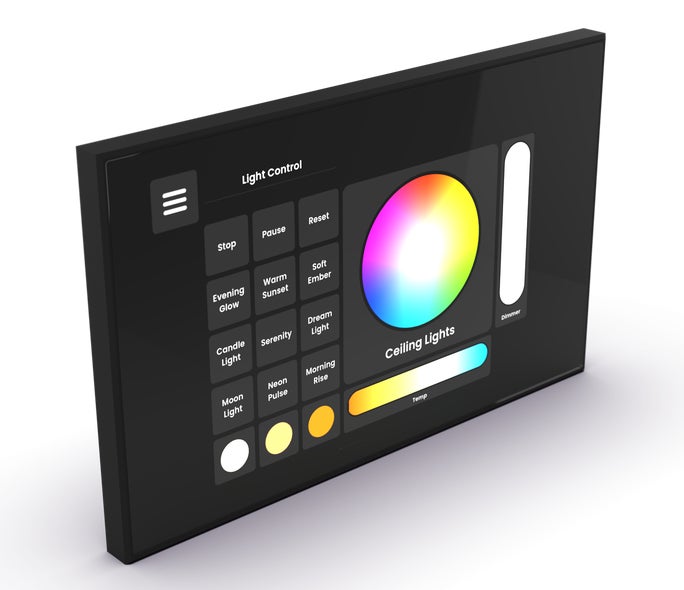 Nicolaudie NATOUCH-8 Wallmount Touch Panel - Nicolaudie Architectural | Bellalite Nicolaudie NATOUCH-8 Wallmount Touch Panel - Nicolaudie Architectural | Bellalite