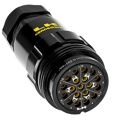 LKS 19-Pin Socapex Style Long Kabelhona - LK Connectors | Bellalite LKS 19-Pin Socapex Style Long Kabelhona - LK Connectors | Bellalite