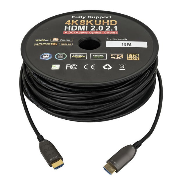 HDMI 2.1 AOC 8K Fibre Cable - DAP | Bellalite HDMI 2.1 AOC 8K Fibre Cable - DAP | Bellalite